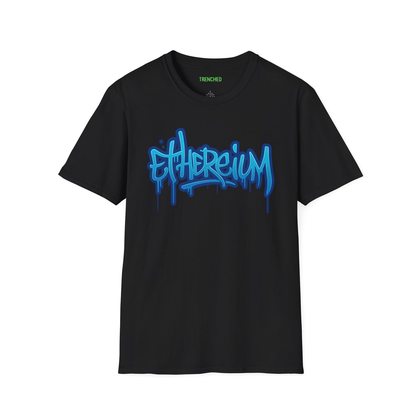 Ethereum Graffiti T-Shirt (Front Logo)