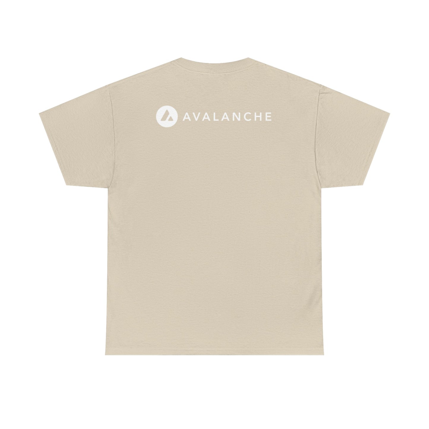 Avalanche Diagram Graphic Tee (AVAX) (Front & Back Logo)