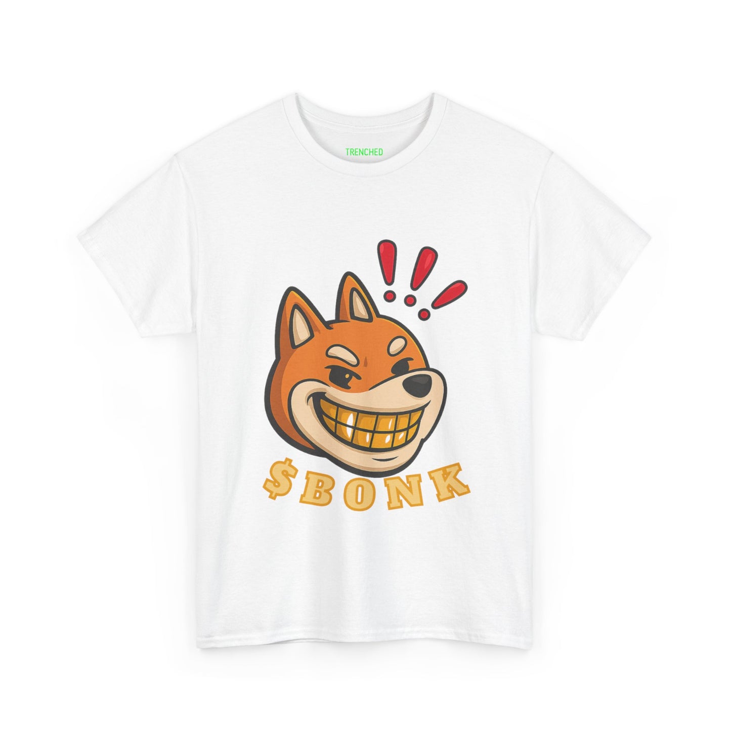 $BONK Gold Teeth Tee (Front Logo)