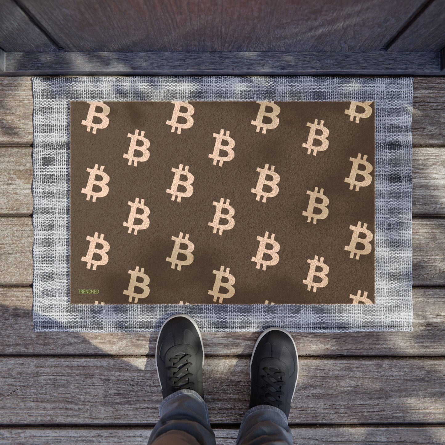 Bitcoin Pattern Doormat