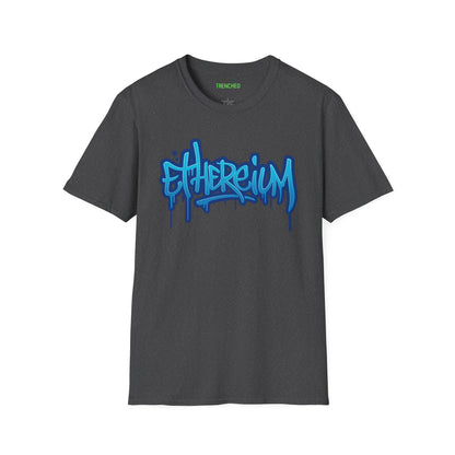 Ethereum Graffiti T-Shirt (Front and Back Logo)