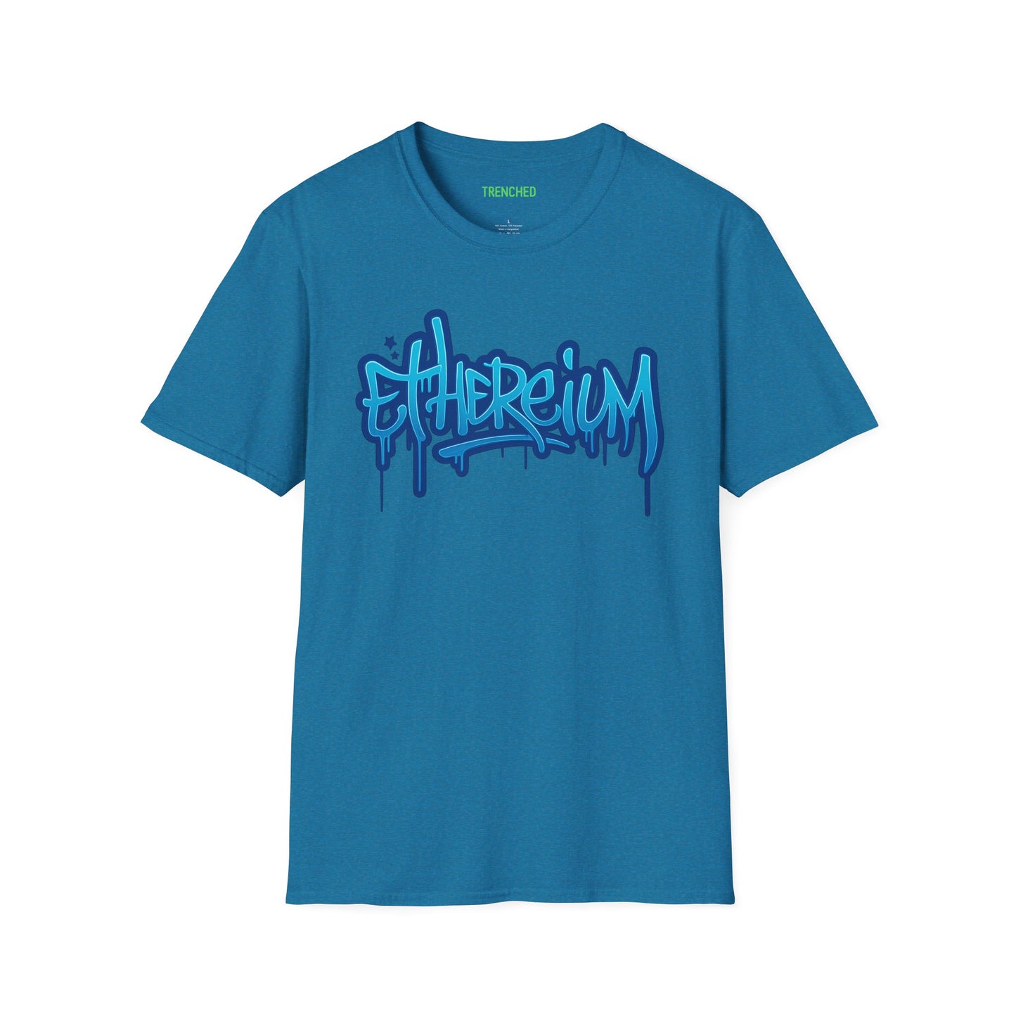 Ethereum Graffiti T-Shirt (Front and Back Logo)