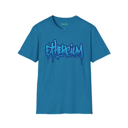 Ethereum Graffiti T-Shirt (Front and Back Logo)