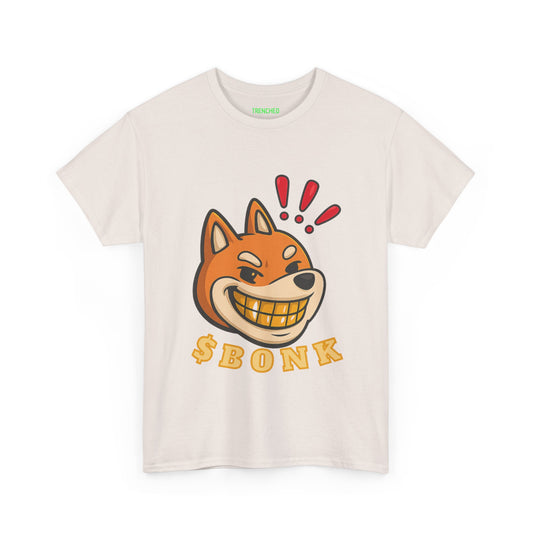 $BONK Gold Teeth Tee (Front & Back Logo)
