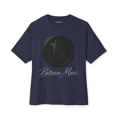 Bitcoin Maxi Unisex Oversized Tee (Front Logo)
