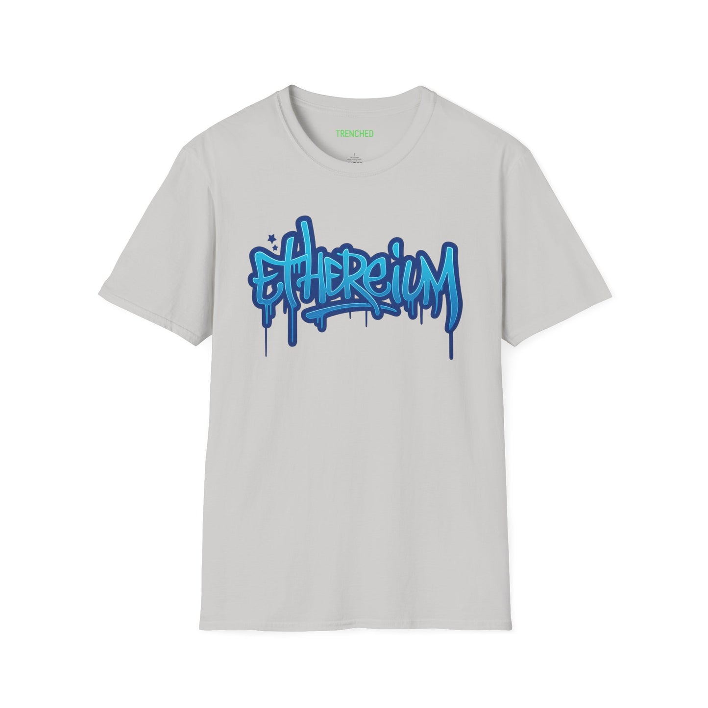 Ethereum Graffiti T-Shirt (Front and Back Logo)