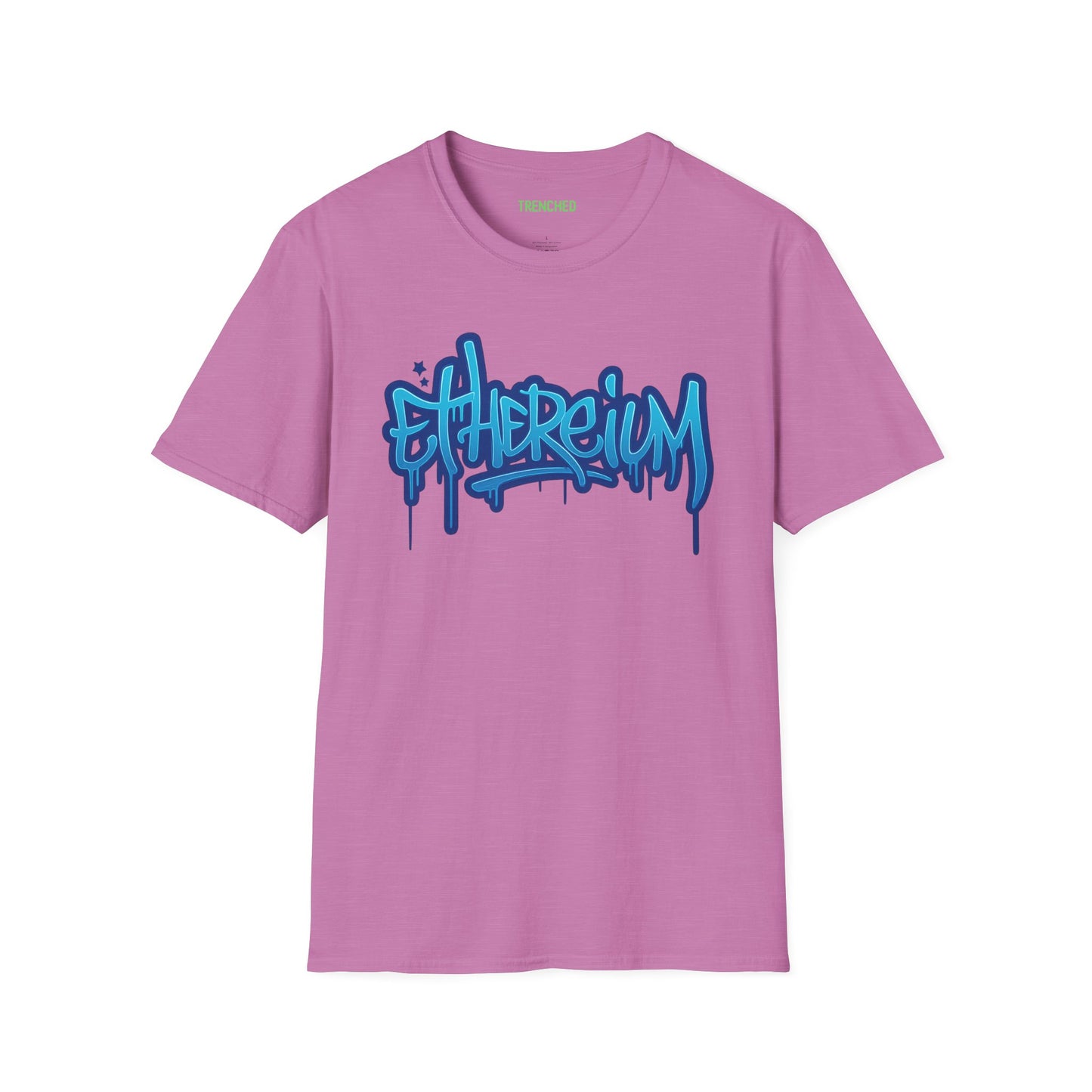 Ethereum Graffiti T-Shirt (Front and Back Logo)