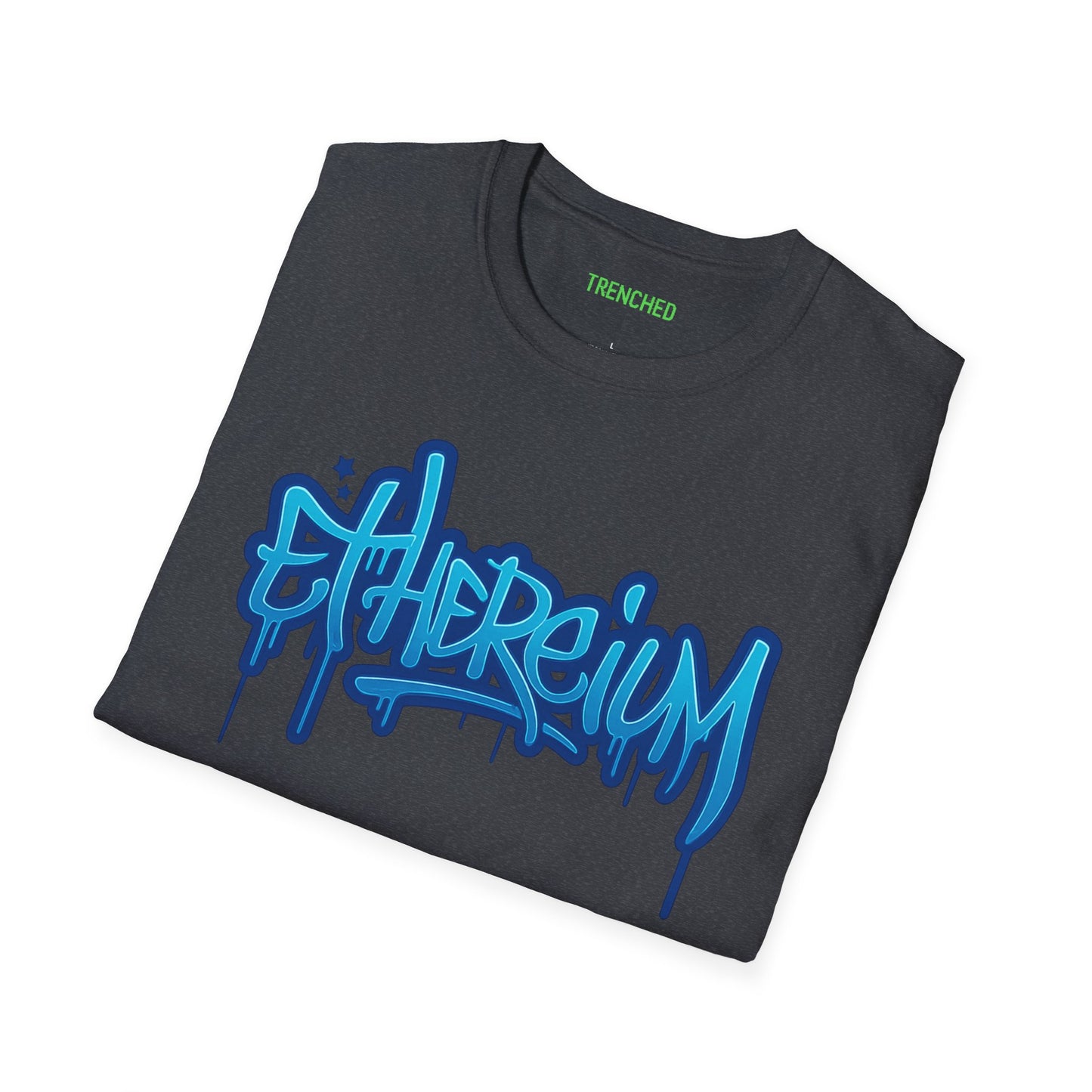 Ethereum Graffiti T-Shirt (Front and Back Logo)