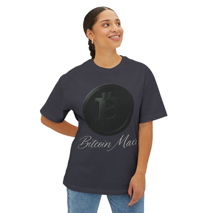 Bitcoin Maxi Unisex Oversized Tee (Front Logo)