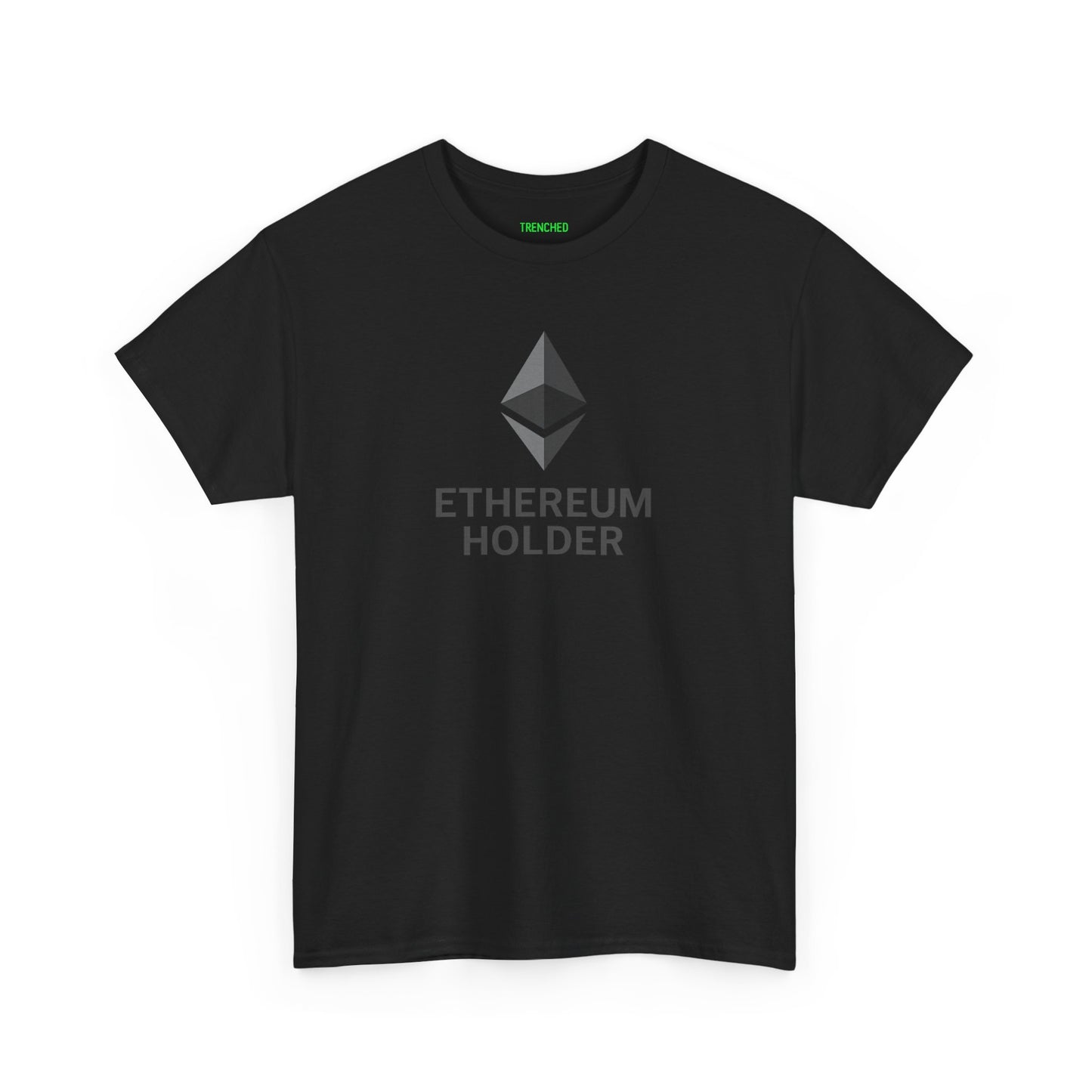 Ethereum Holder Cotton Tee (Front Logo)