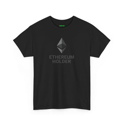 Ethereum Holder Cotton Tee (Front Logo)