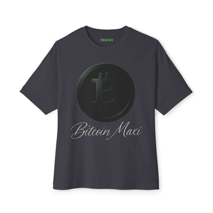 Bitcoin Maxi Unisex Oversized Tee (Front & Back Logo)