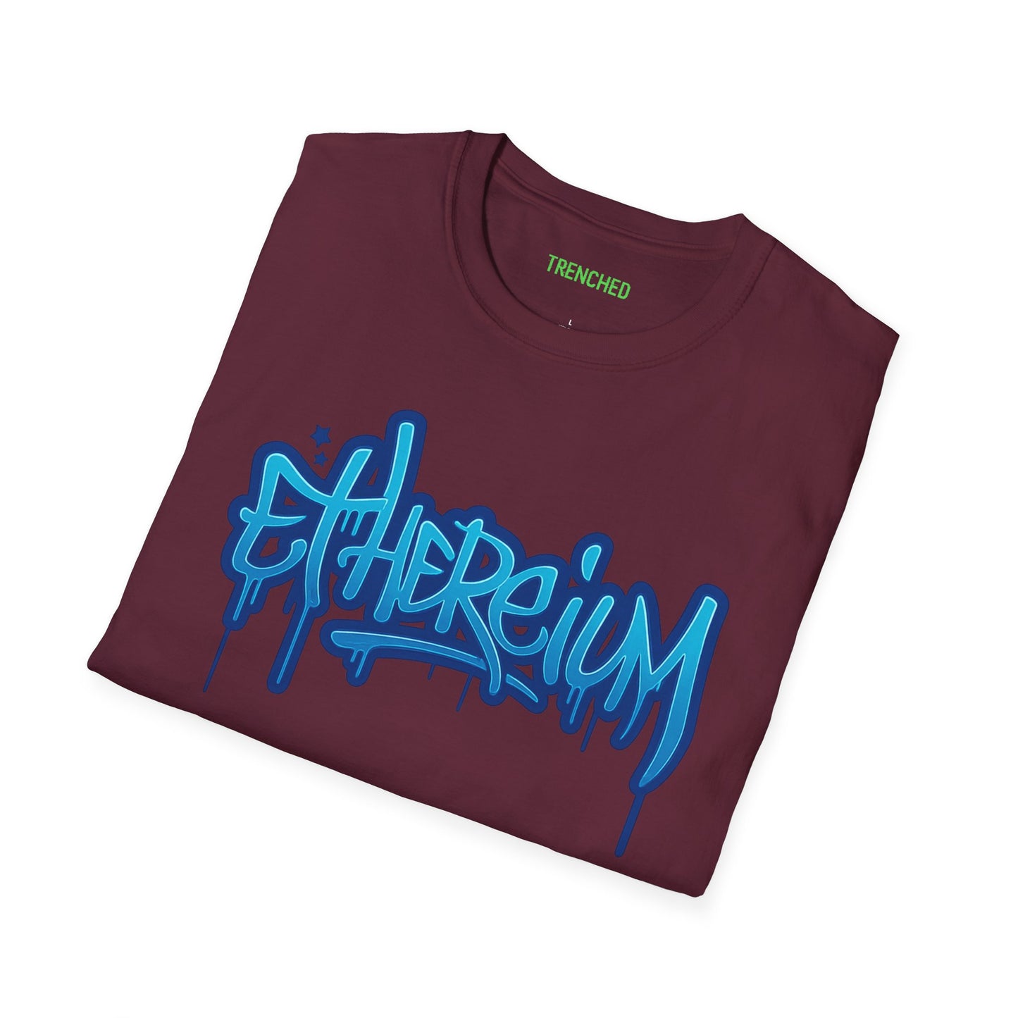 Ethereum Graffiti T-Shirt (Front and Back Logo)