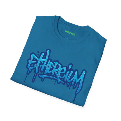 Ethereum Graffiti T-Shirt (Front and Back Logo)