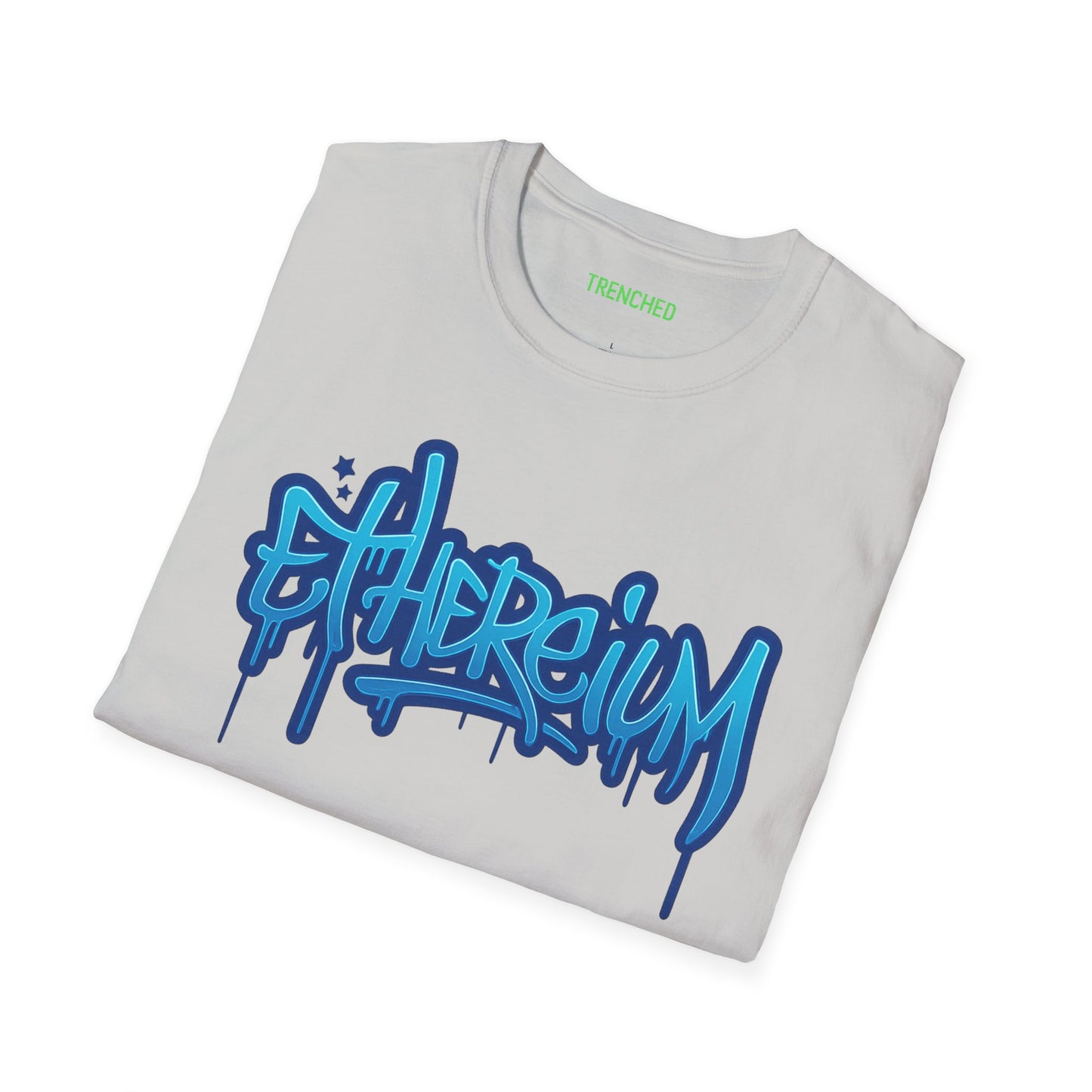 Ethereum Graffiti T-Shirt (Front and Back Logo)