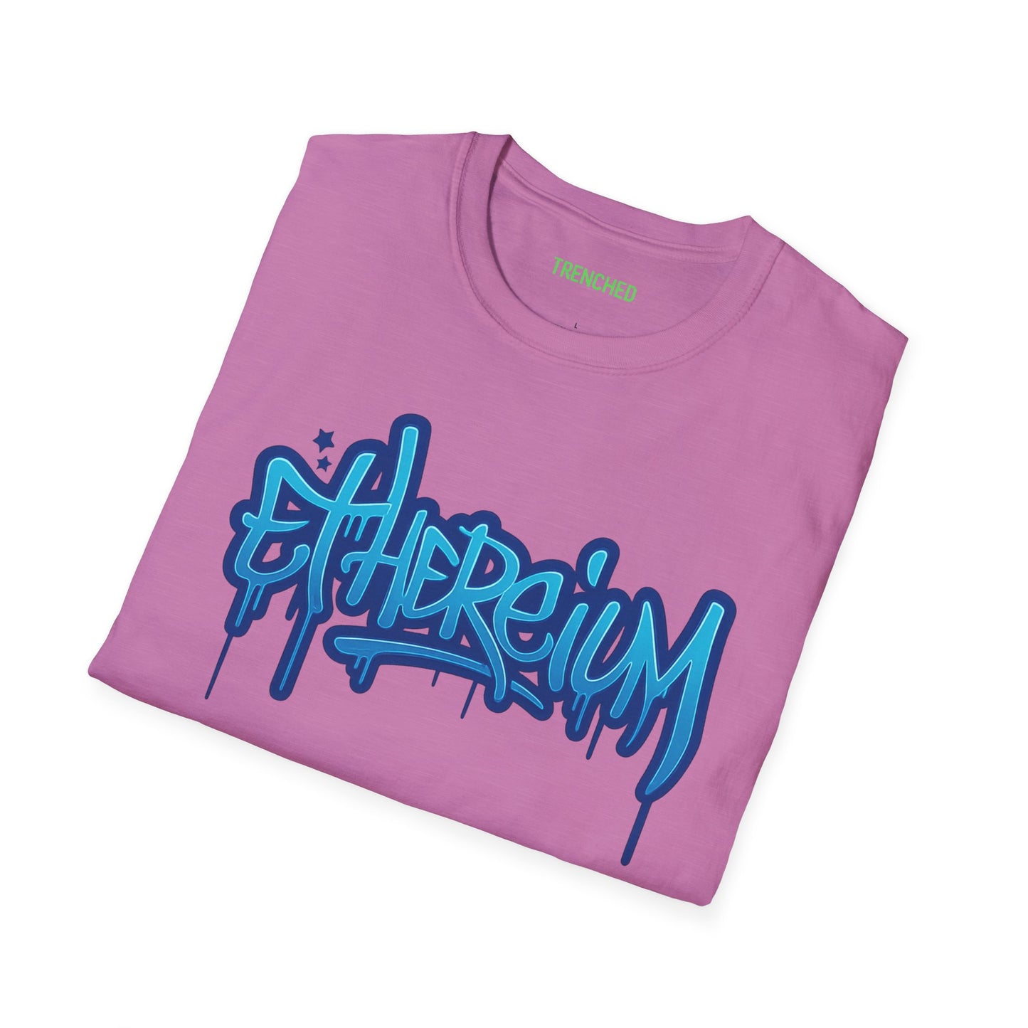 Ethereum Graffiti T-Shirt (Front and Back Logo)