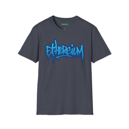 Ethereum Graffiti T-Shirt (Front and Back Logo)