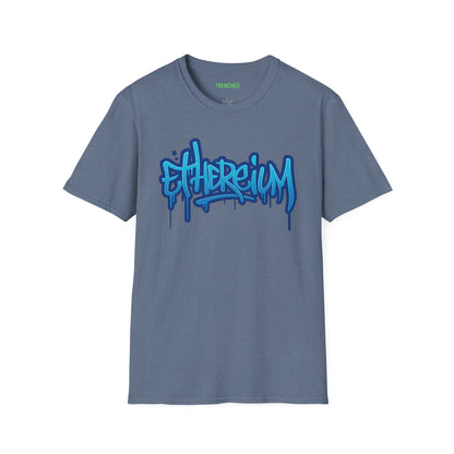 Ethereum Graffiti T-Shirt (Front and Back Logo)