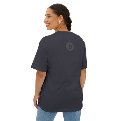Bitcoin Maxi Unisex Oversized Tee (Front & Back Logo)