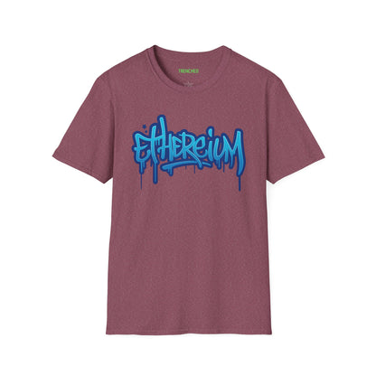 Ethereum Graffiti T-Shirt (Front and Back Logo)