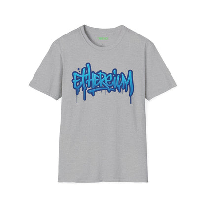 Ethereum Graffiti T-Shirt (Front and Back Logo)