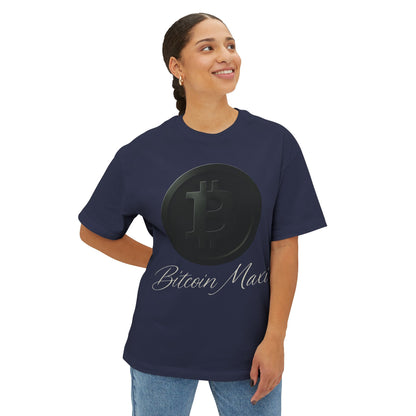 Bitcoin Maxi Unisex Oversized Tee (Front Logo)