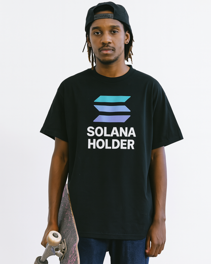 Solana Holder Cotton Tee (Front & Back Logo)