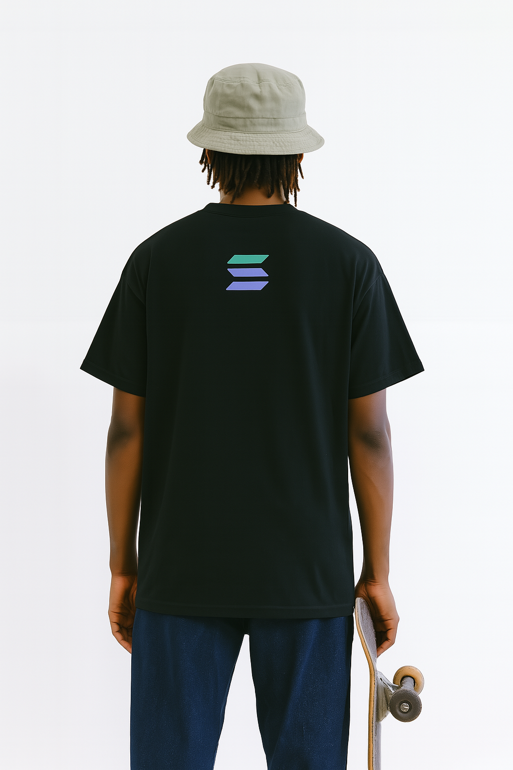 Solana Holder Cotton Tee (Front & Back Logo)