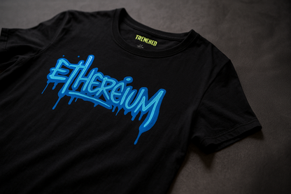 Ethereum Graffiti T-Shirt (Front and Back Logo)