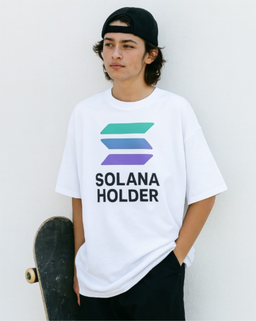 Solana Holder Cotton Tee (Front Logo)